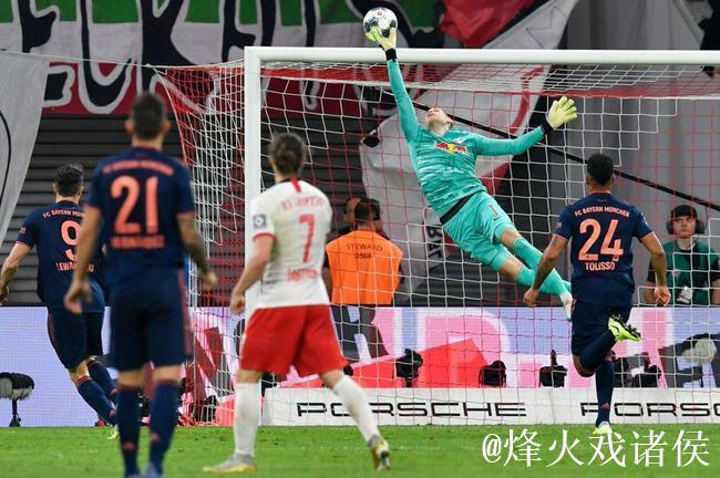 德甲-莱万开场153秒破门科曼中框 拜仁客场1-1战平莱比锡